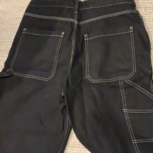 Black cargo pants